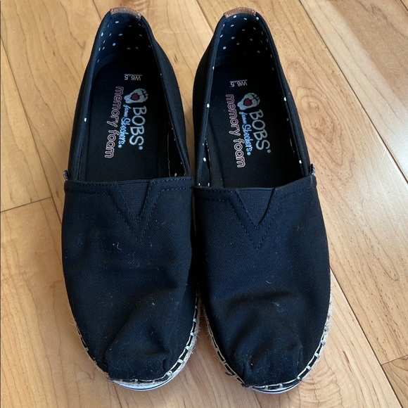 BOBS from Skechers Black Ankle Booties Used. - Picture 1 of 1